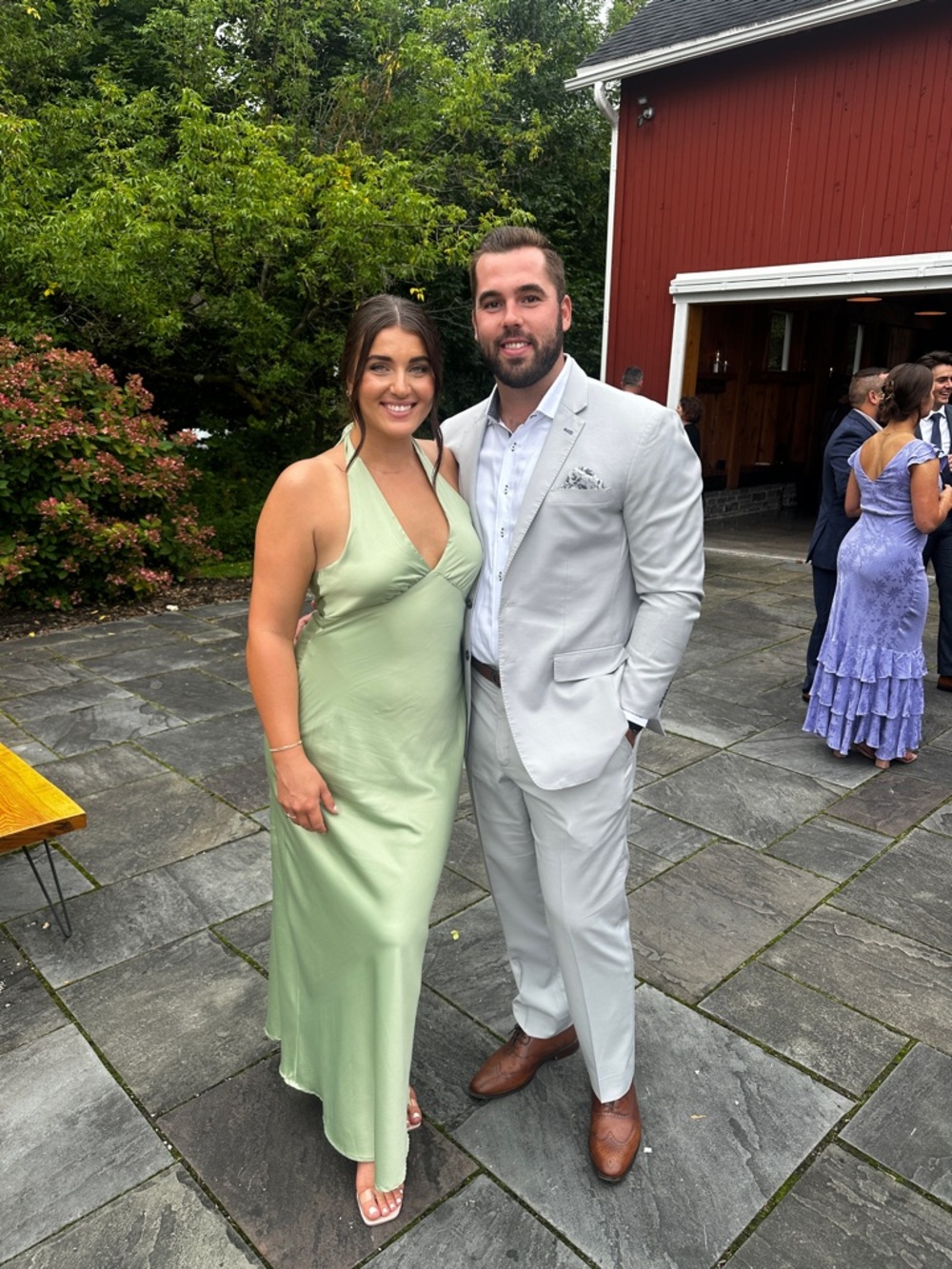 Peppermayo Sage Green Halter Maxi Dress